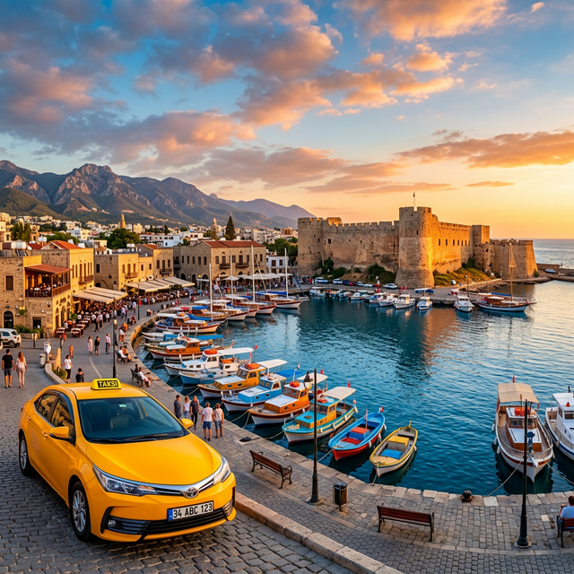 Girne Limanı ve Girne Taksi - Kuzey Kıbrıs Girne'de Taksi Hizmeti